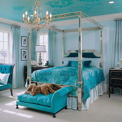 Interior Design Bedrooms on Turquoise Aqua Teal Bedroom Design Interior Design Interiors Decor Via