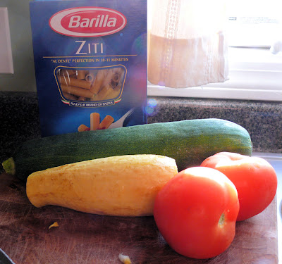 homemade pasta primavera