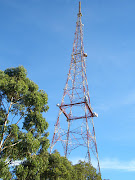 This television transmission tower in the northern suburb of Willoughby is . (willoughby tower)