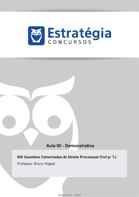 Questões de direito processual civil pdf