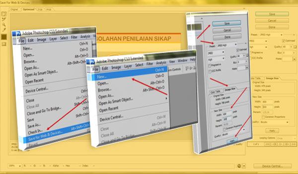 Memperkecil Gambar Postingan Dengan Photoshof Loading Lebih Cepat