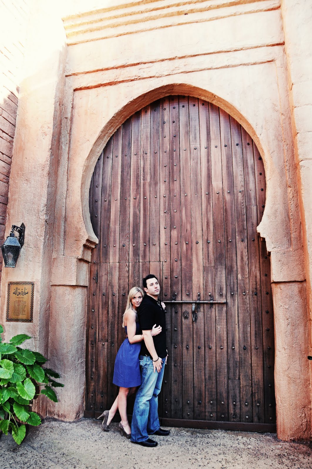 Gianna and Ryan's Engagement Photography Session Epcot in Disney World