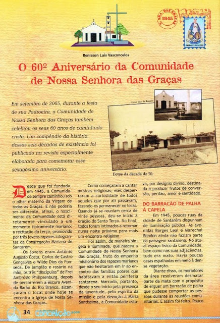 PROGRAMA DA FESTA DE NOSSA SENHORA DA CONCEIÇÃO - 2005