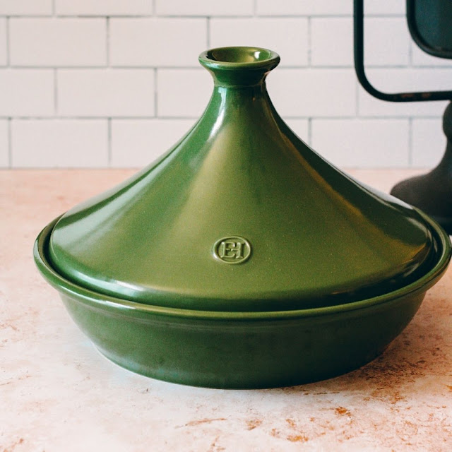 Moroccan tagine in green