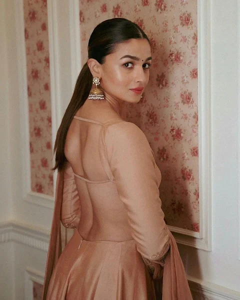 Alia Bhatt backless hot bollywood actress