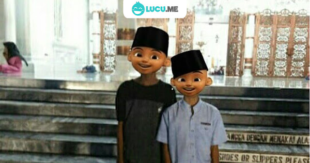 12 Foto Editan Lucu 'Upin Ipin' Ini Malah Bikin Gemas