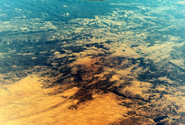 Another aerial photo of landscapes in the US (somewhere between California and Ontario Canada).