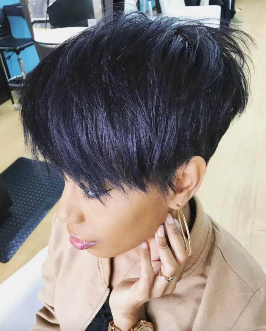 short black hairstyles for thin hair