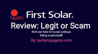 This first solar review contains is first solar legit, is first solar scam, first solar withdrawal proof, first solar login, is first solar investment legit.....
