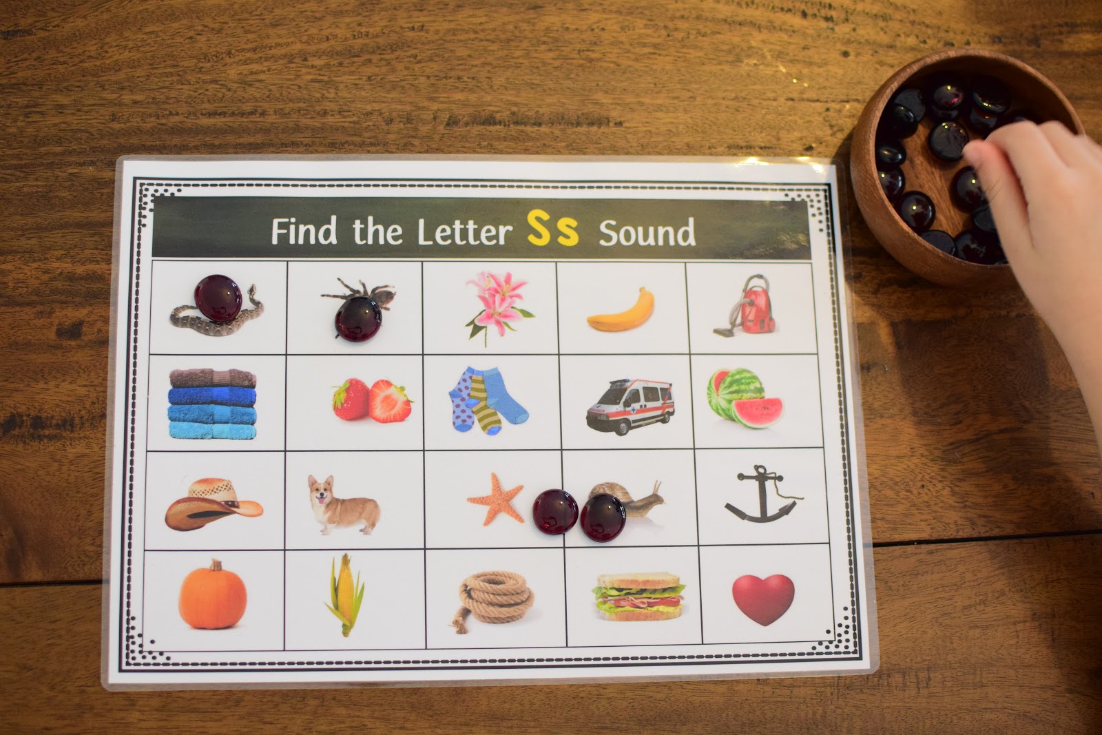 Beginning Letter Sound Picture Mats