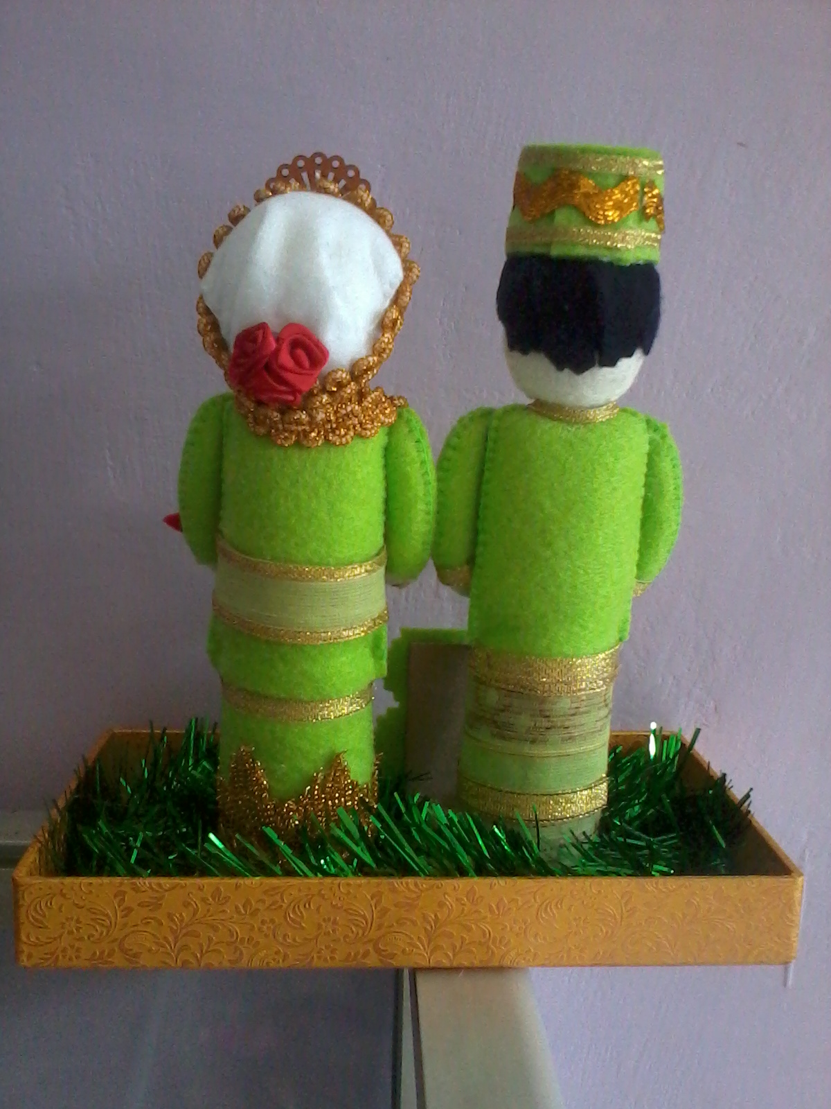 boneka pengantin hijau Toko Online Bantal Handmade 