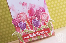 Sunny Studio Stamps: Timeless Tulips Valentine's Day Card by Eloise Blue.