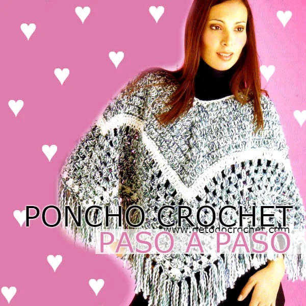 patrones de poncho tejido a crochet