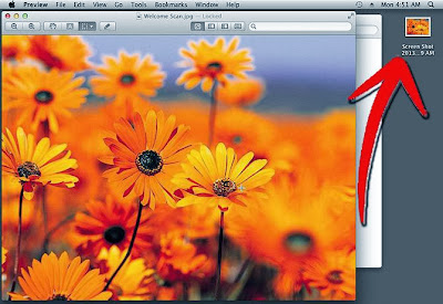 Como tomar una captura de pantalla en Mac OS X