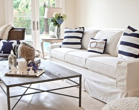 Slipcovered Furniture 101 -Sofas & Chairs for Easy Coastal Style ...