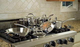 calphalon, stainless pans, cookware, skillets, fry pan