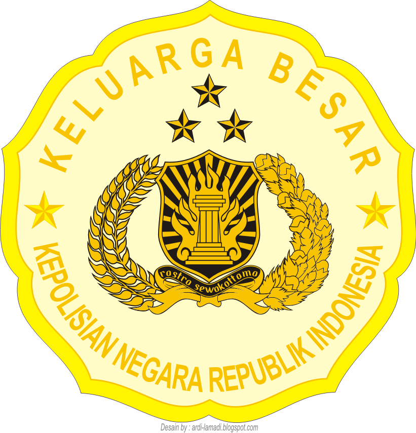  Gambar  Logo  Stiker  POLRI Kepolisian Negara Republik 