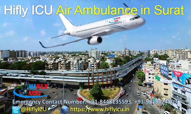 Air Ambulance in Surat