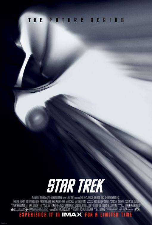 Star Trek Enterprise warp speed movie poster