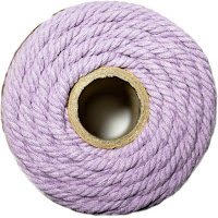 cotton cord lilac purple