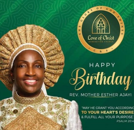 Happy Birthday To Rev. Esther Abimbola Ajayi (Iya Adura) As She Adds+1