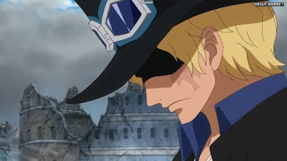 ワンピースアニメ ドレスローザ編 687話 サボ かっこいい SABO | ONE PIECE Episode 687