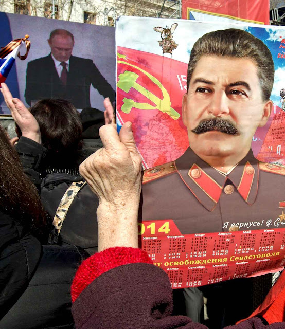 Putin adora ser comparado com Stalin, seu modelo.