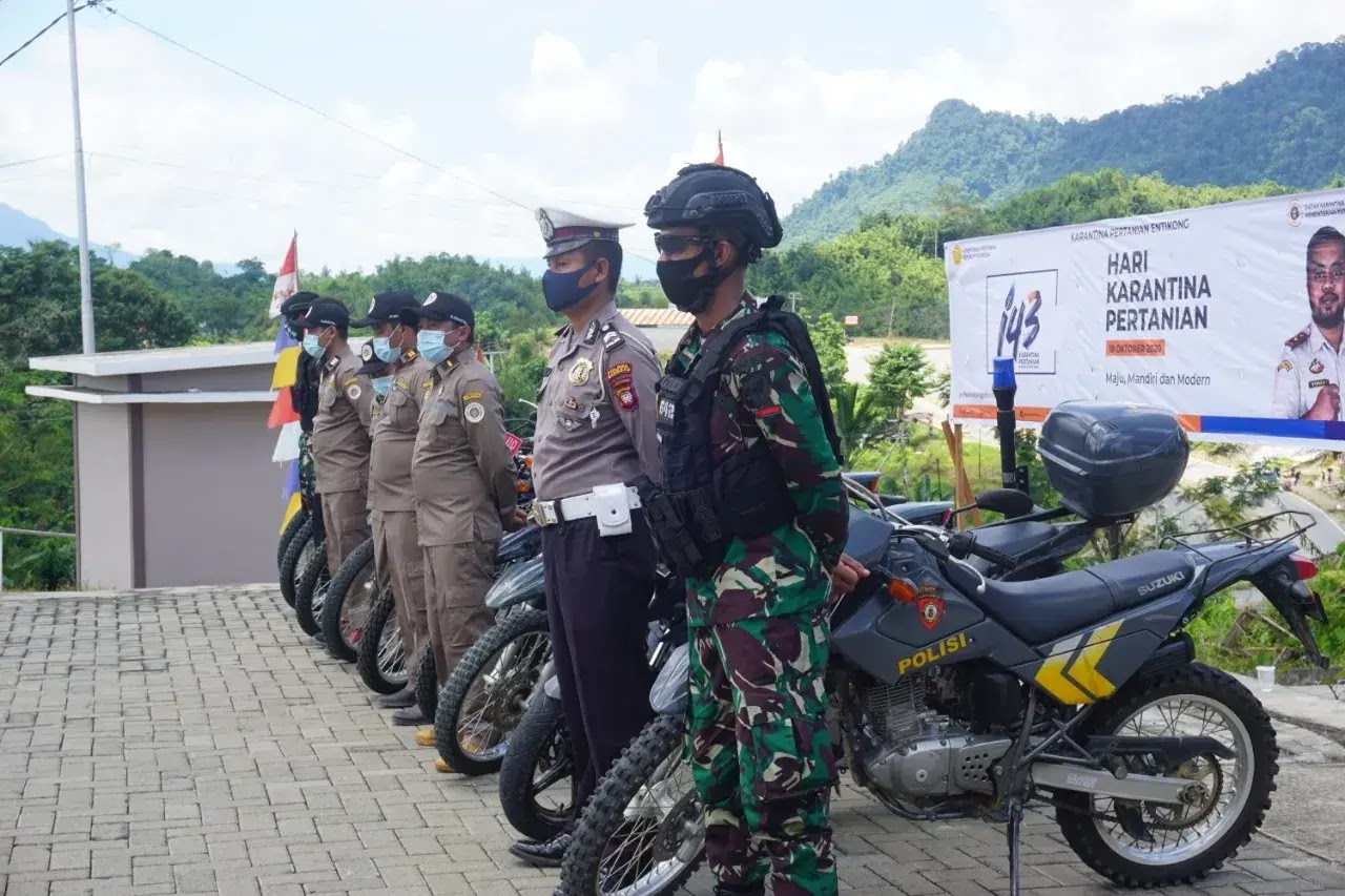 Memperingati Hari Karantina Pertanian ke 143 tahun di Entikong Sanggau Kalbar