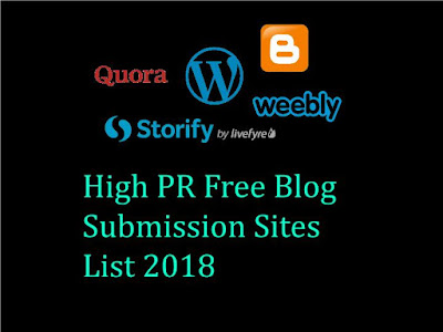 High PR Blog Submission site List