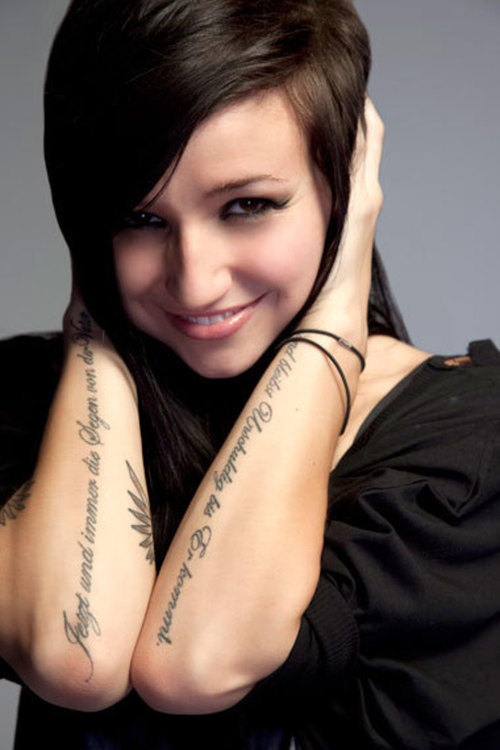 eminem lyrics tattoo. lyrics tattoo. german tattoo.