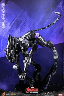 Avengers Mechanical Strike Figure Black Panther [ Marvel Cinematic Universe ], Hot Toys