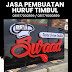 PABRIK PEMBUATAN HURUF TIMBUL AKRILIK 081977000899 / 081779000899