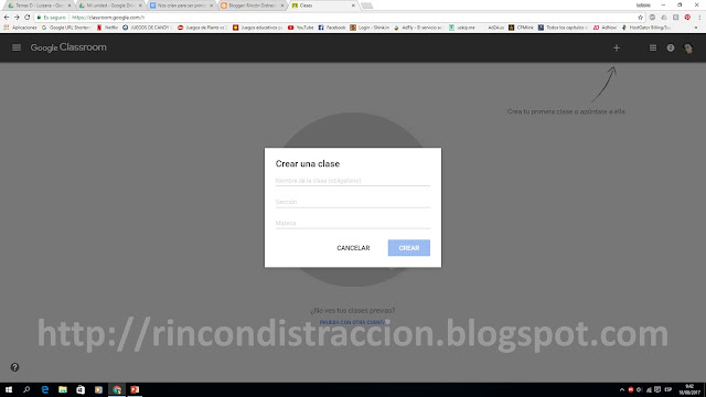 cómo crear una clase en google classroom