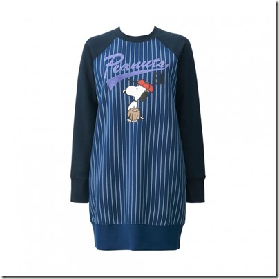 UNIQLO X Peanuts Women Sweat Pullover Dress 06