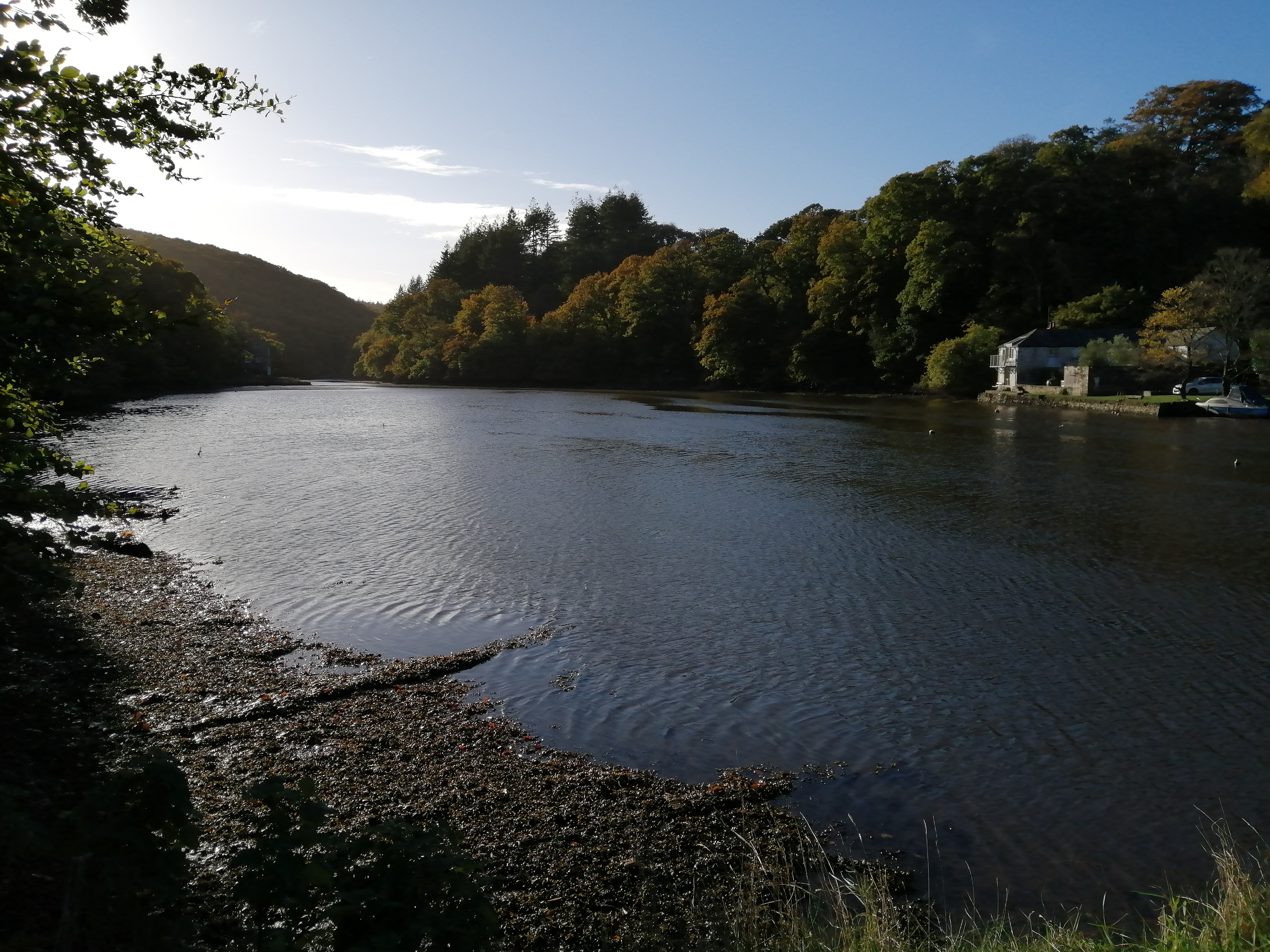 Beautiful river as the sunsets in Lerryn