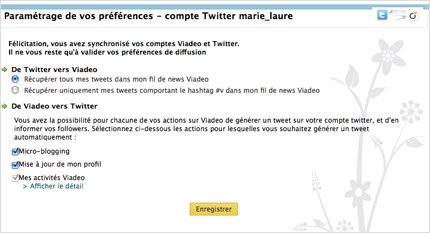 Lier Son Twitter Et Viadeo