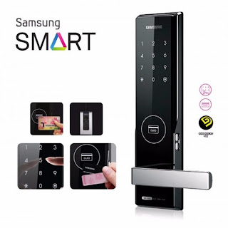 Khóa cửa điện tử Samsung được thiết kế đảm bảo an toàn chất lượng