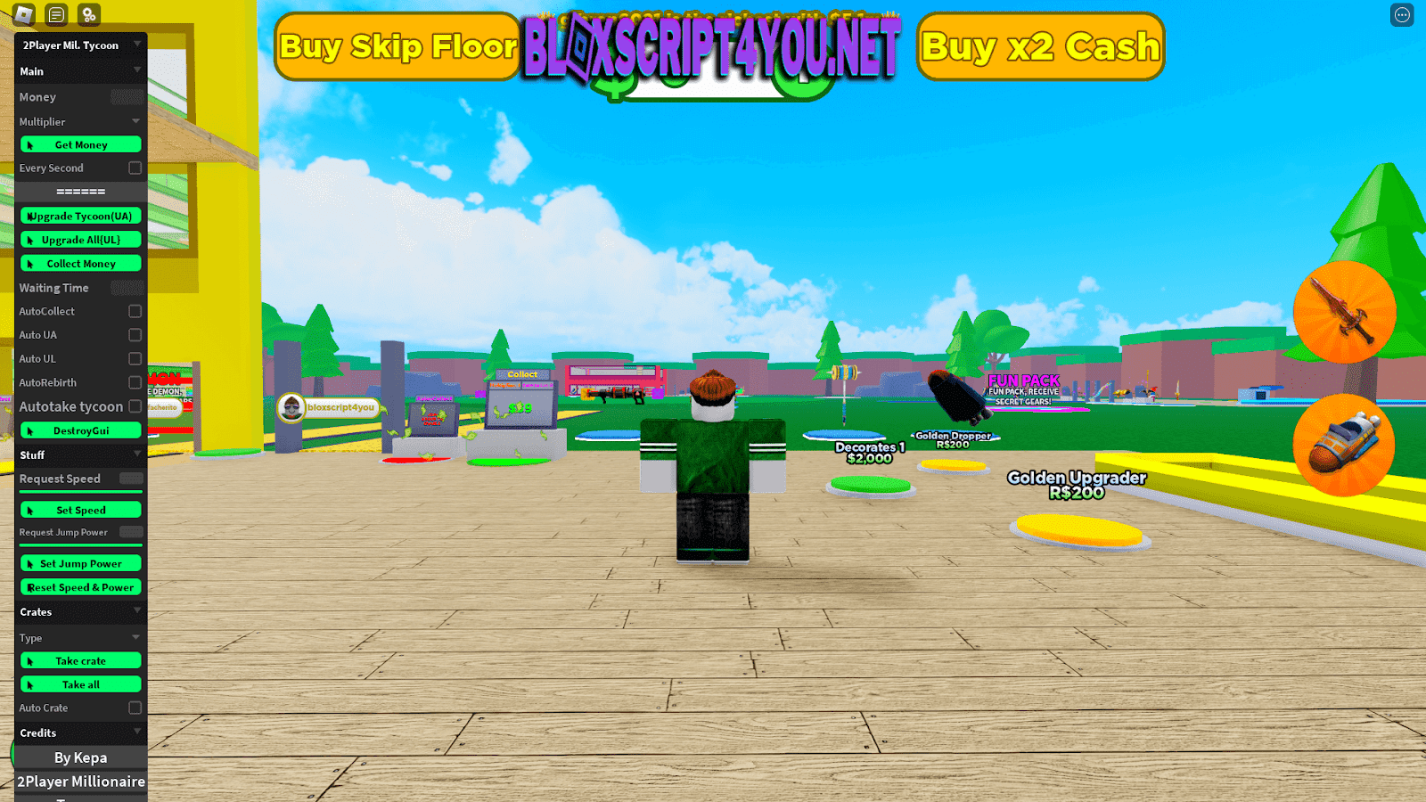 Two Player Military Tycoon - Spagz Blox