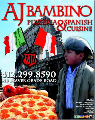 AJ Bambino Pizzeria and Peruvian Cuisine, Pittsburgh, Weekender, talent network