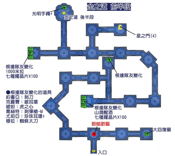 《空之軌跡 the 3rd》第三話：金之道、銀之道 地圖