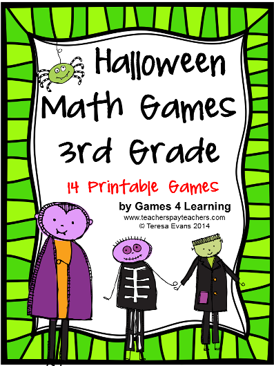 http://www.teacherspayteachers.com/Product/Halloween-Math-Games-Third-Grade-1457636