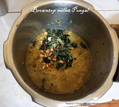 Browntop millet Pongal