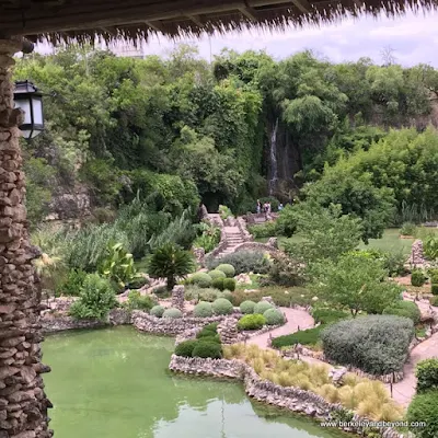 overview of Japanese Tea Garden in San Antonio, Texas