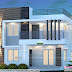 30 lakhs cost estimated, 4 bedrooms simple house design