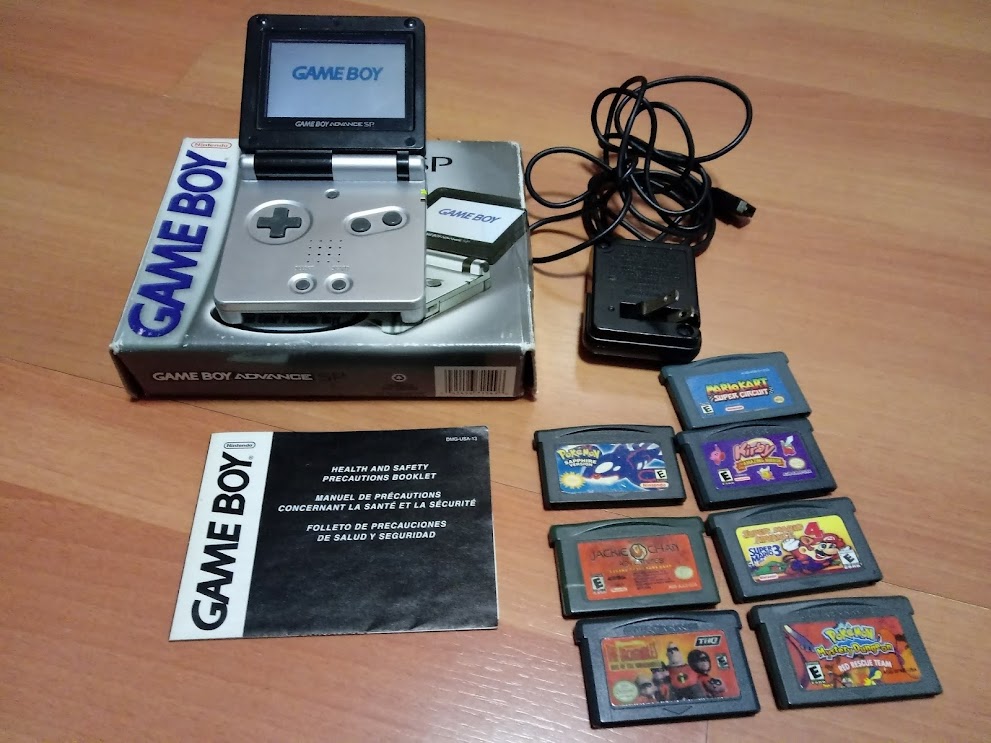 Antiguidade Nintendo Game Boy Advanced SP AGS-001 2000