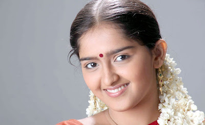 Tamil Actress Sanusha Hot in Red Half Saree Photos