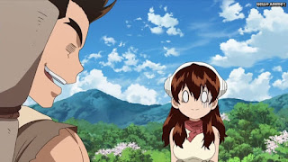 ドクターストーンアニメ 1期3話 小川杠 Ogawa Yuzuriha CV.市ノ瀬加那 Dr. STONE Episode 3