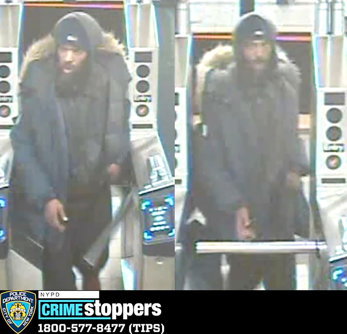 The NYPD is searching for this man in connection with an act of public lewdness and possibly sexual assault on the subway. -Photo by NYPD