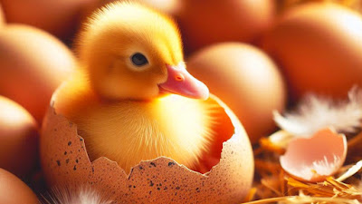 Incubación de huevos de pato criollo o mudo