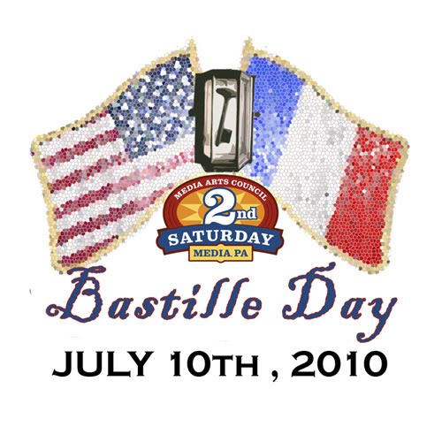 Bastille Day Celebration, 2nd Saturday in Media, PA